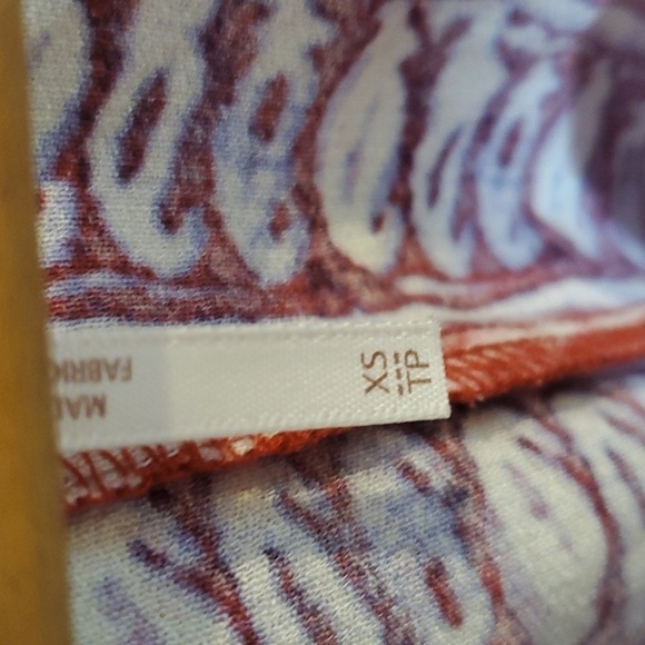 Free People Rayon BOHO crop top size XS - Picture 5 of 10